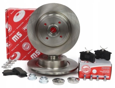 Гальмівні диски гальмівні колодки задня renault grand scenic ii jm0/1 фото №1