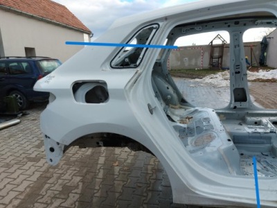 Audi a3 8y4 hb 5d чверть крила правий задня ly9c фото №1