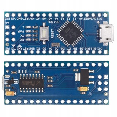 Płytka deweloperska ATmega328P microUSB, format NANO-compatible