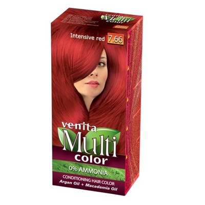 VENITA Color farba do włosów Intensywna Czerwień