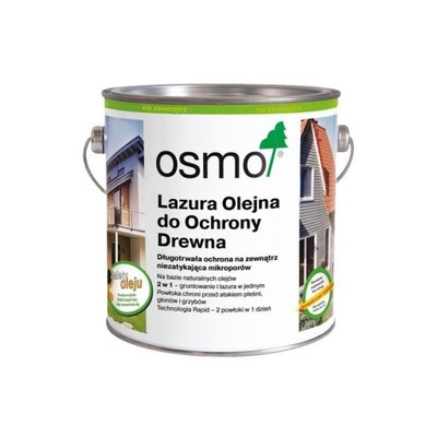 OSMO Lazura olejna do ochrony drewna teak 2,5l