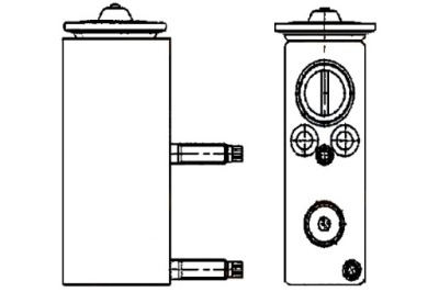 Behr hella service 8uw 351 234-461 клапан розширювальний система кондиціонера [behr hella] фото №1