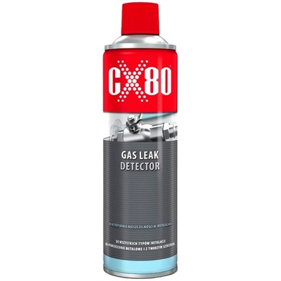 CX80 PREPARAT DO WYKRYWANIA NIESZCZELNOŚCI ГАЗА LPG 500ML GAS LEAK DETECTOR