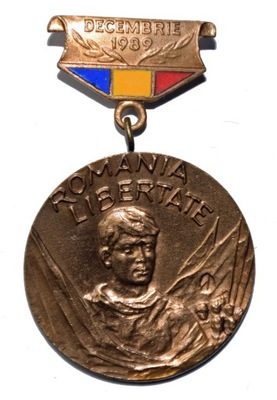 Medal wyzwolenia Rumunia 1989 upadek komunizmu