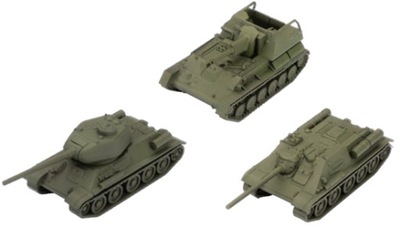 World of Tanks: Gra Figurkowa Soviet Tank Platoon T-34-85, SU-76M, SU-85