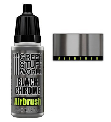 Black Chrome Paint Airbrush - farbka efekt lustra