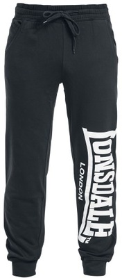 LONSDALE SPODNIE DRESOWE MĘSKIE WOOPERTON CZARNE 4XL