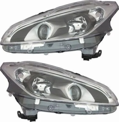 Фари лампи peugeot 208 i 1 '12- kpl depo фото №1