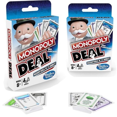 Hasbro Gra Karciana Monopoly