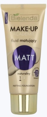 Bielenda fluid MATT NATURALNY 1 podkład MATUJĄCY do twarzy 30 ml