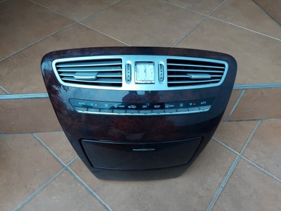 MERCEDES CL W216 PANEL CENTRAL DE ACONDICIONADOR MADERA  