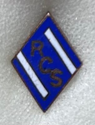 RC STRASBOURG emaliowana stara odznaka