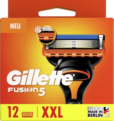 Wkłady do maszynki Gillette Fusion5 12 szt. XXL