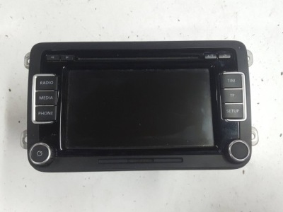 Vw tiguan i 5n 06-16r радио cd радиопроигрыватель 1k0035195aa фото №1