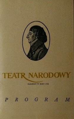 Na dnie Maksym Gorki Program Teatru Narodowego 1964 r. SPK