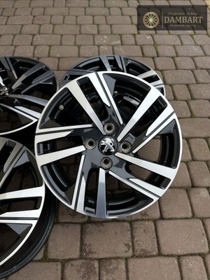 ORIGINAL ALLOY WHEELS (TITANIUM) PEUGEOT 4X108 16 INTEGRAL 208 307 C3 C4 NEW CONDITION MODEL  