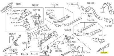 SOPORTE ALAS SUPERIOR IZQUIERDA SUBARU IMPREZA XV  