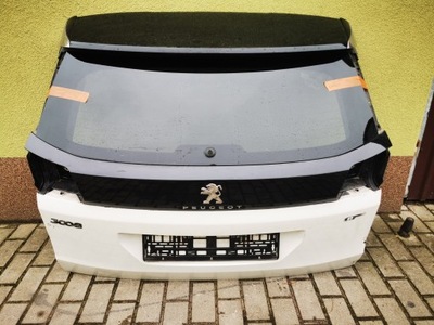 Peugeot 3008 ii кришка багажника задня + скло фото №1