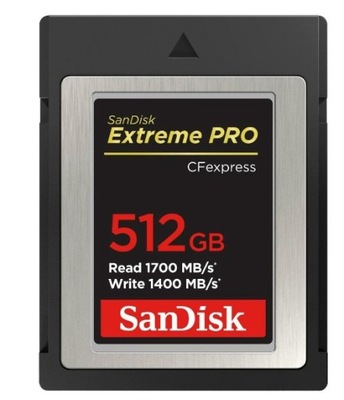 Karta pamięci CompactFlash SanDisk Extreme PRO 512 GB