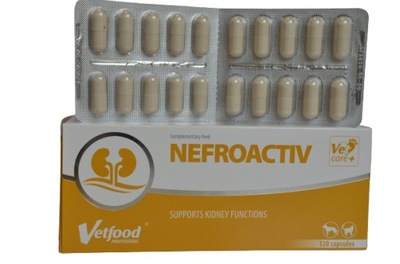Vetfood NefroActiv 60 kapsułek blister na nerki