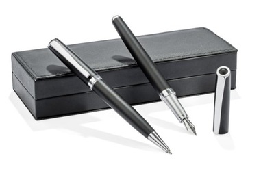Zestaw piśmienniczy pióro i długopis Kemer