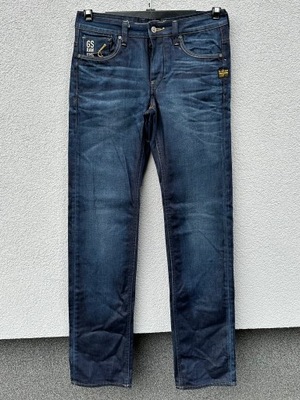 G STAR RAW granatowe spodnie jeansowe W31 L36