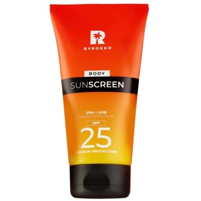 Byrokko Body Sunscreen SPF25 Krem Chroniący Przed