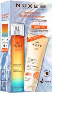 Nuxe Zestaw SUN WODA Zapach100ml+Żel p/pryszn100ml