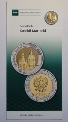 5 zł Kościół Mariacki, 2020r. K361