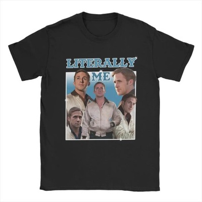 Literally Me Ryan Gosling T-Shirt for Men, Black, M