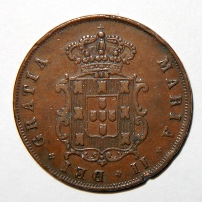 PORTUGALIA 5 REIS 1848