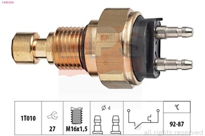 1-850-036 ВЫКЛЮЧАТЕЛЬ ВЕНТИЛЯТОРА HONDA CIVIC 1,5 88-