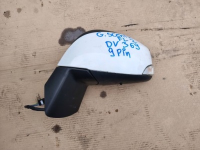 Зеркало левая 9 pin renault grand scenic 3 iii fl lift 2 dv369 фото №1