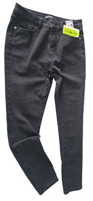 George spodnie jeansowe czarne skinny 40