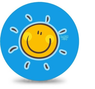 PIŁKA PVC SPORTOX KIDS 230MM - SŁONKO, ARTYK