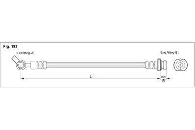 STARLINE CABLE DE FRENADO NISSAN PATROL 91-97  