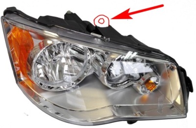 Фара правый chrysler voyager k05113340ae +wada фото №1