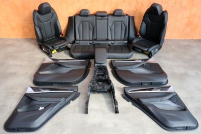 Bmw x4 g02 lci салон сидіння заднє сидіння тунель обшивки шкіра sport пам'ять 15 km фото №1