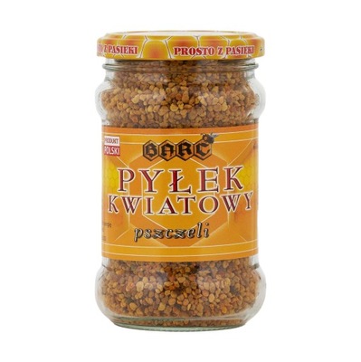 PYŁEK PSZCZELI pyłek kwiatowy POLSKI 200g słoik - BARĆ