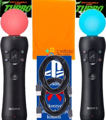 2x PLAYSTATION MOVE KONTROLER RUCHU VR PS4 PS3