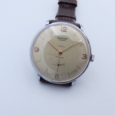 SARCAR GENEVE _Sub-second_ Slim _ Vintage 60'e