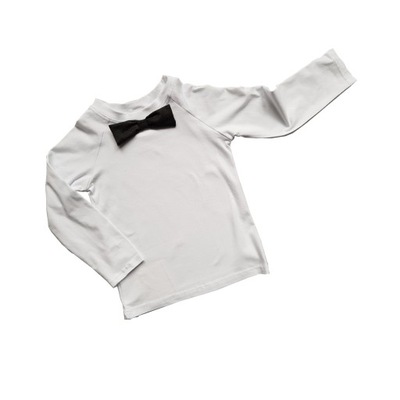 Bluzeczka elegancka z czarną muchą Style Kids 110
