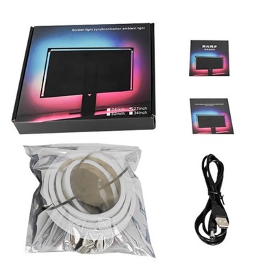 Taśma LED ambient RGB do monitora 24" Windows Ambilight Pilot
