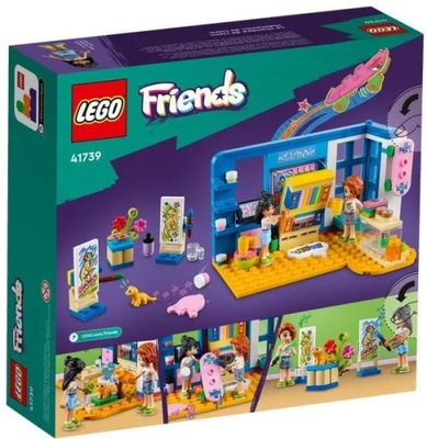 KLOCKI LEGO FRIENDS dla DZIEWCZYNKI Pokój Lian zestaw LEGO friends 41739