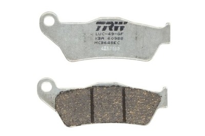 PADS BRAKE PRZOD/TYL TRW MCB648EC  