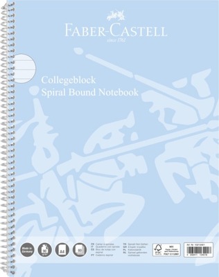 Kołonotatnik A4 Faber-Castell 80 k. w linię