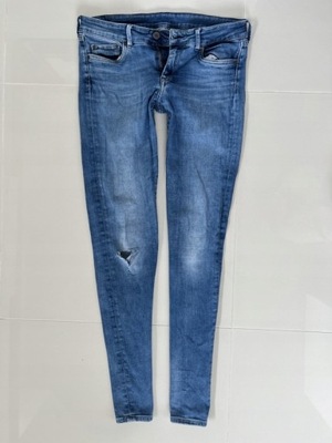 PEPE JEANS * spodnie jeans rurki 31 38