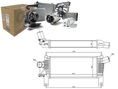 Nissens інтеркулер nissan np300 np300 navara path фото №1