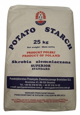 Mąka Skrobia Ziemniaczana 25 kg