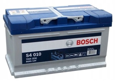 АККУМУЛЯТОР BOSCH 0 092 S40 100 BOSCH S4 80AH 740A P+